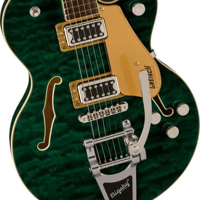 PRE-ORDER! GRETSCH G5655T-QM ELECTROMATIC CENTER BLOCK JR. SINGLE-CUT QUILTED MAPLE + BIGSBY / MARIANA image 6