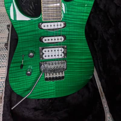 Jackson USA Select Series SL1 Soloist 2003 - 2009 - Transparent Green image 2