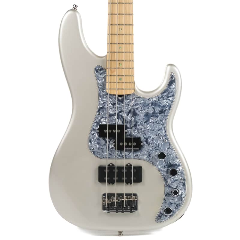 Fender Precision Bass Silver Owned by Branden Steineckert