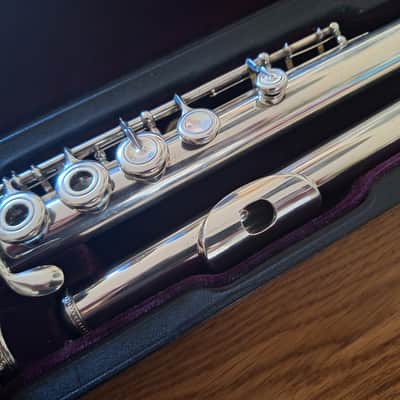 Yamaha Yfl 61 c foot Mid 70s - Sterling silver image 3