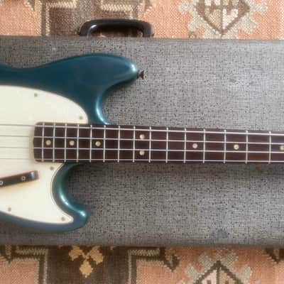 Collector 1968 Fender Mustang Bass Competition Burgundy One Owner image 11