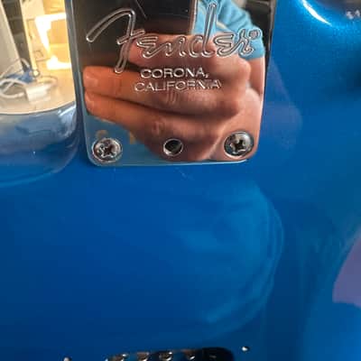 2001 Fender American Standard Stratocaster USA • Lake Placid Blue • Maple Neck • OHSC image 4