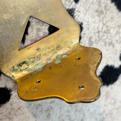 Gretsch Tailpiece  1950's - Gold Vintage Original image 6
