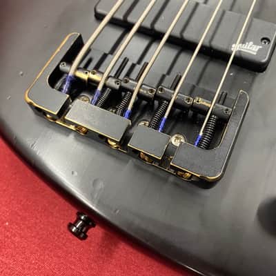 Matthieu Combe Alys-5 5-String Bass, Birdseye Maple Neck - Black w/ Agular Pickups image 8