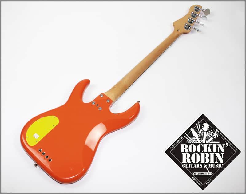 Fleabass Flea Bass Orange and Yellow w/Orignial Bag | Reverb