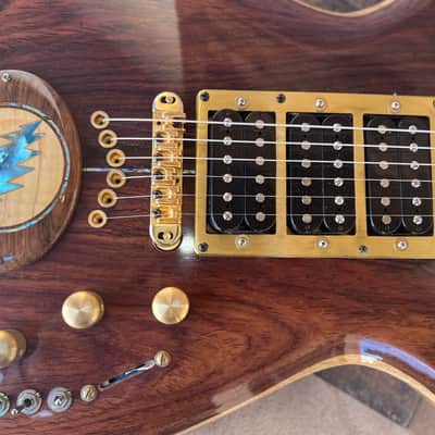 Phiga Guitars Jerry Garcia tribute lighting Bolt 2023 - Cocobolo with case! image 7