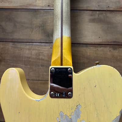Fender Custom Shop CuNiFe Special Run Black Guard Tele Bigsby Heavy Relic w/case image 10