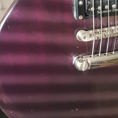ESP Custom Shop Eclipse 1998 Trans Purple Stripe image 9