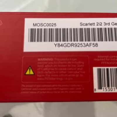 Focusrite Scarlett 2i2 3rd Gen USB Audio Interface 2019 - Present - Red / Black image 6