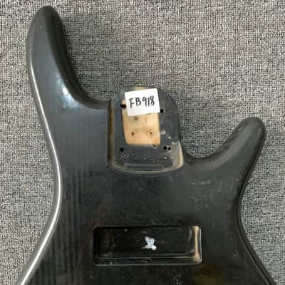 Black 6 String Bass Body with Active Routing image 2