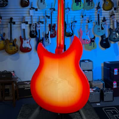 Rickenbacker 330/12 Fireglo Semi-Hollow Electric Guitar, with Ric Case, 706 image 8