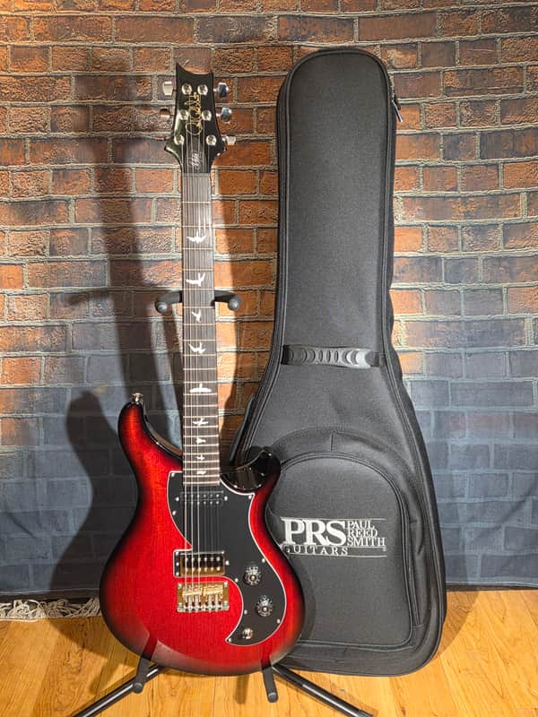 PRS 2024 S2 Vela Birds Inlay Scarlet Sunburst w/ Original Gig Bag image 1