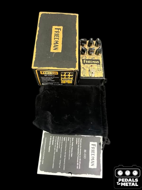 Friedman BE-OD Overdrive 2010s - Black/Yellow - X19000 image 1