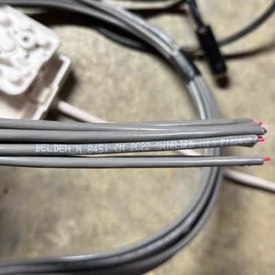 Vintage Longframe TT Bantam Patchbay & Cabling - Recording Studio Broadcast / Military Belden 8451 image 14