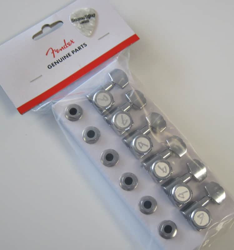 Fender Chrome Locking Tuners 0990818100 image 1