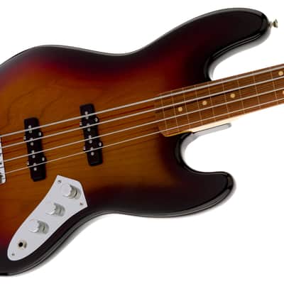 FENDER - Jaco Pastorius Jazz Bass  Fretless  Pau Ferro Fingerboard  3-Color Sunburst - 0196208800 Bild 4