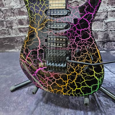 Jackson Pro Series SL3M Soloist With Ohsc! 2020 - Present - Rainbow Crackle image 1