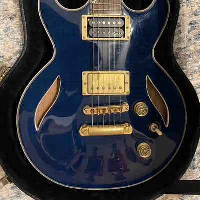 Dean Del Sol 2000’s semi hollow body - Blue image 1