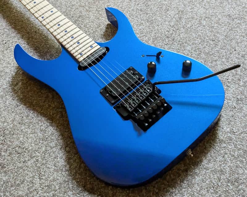 Upgrade! Ibanez RG565 Laser Blue Genesis with Caparison pick-ups / 2022, Made in Japan / incl.Hard Case!FREE Shipping in EU! image 1