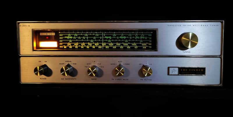 Fisher Fisher R-200-B Professional Series FM-AM and Multiband Tuner 1960s image 1