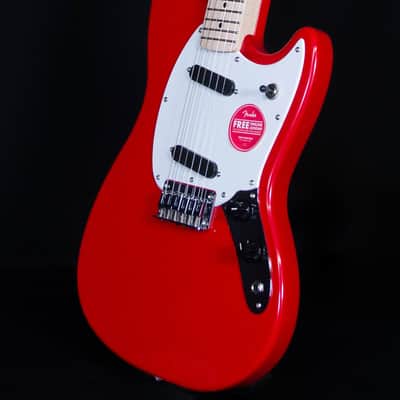Squier Sonic Mustang, Maple FB, Torino Red image 2