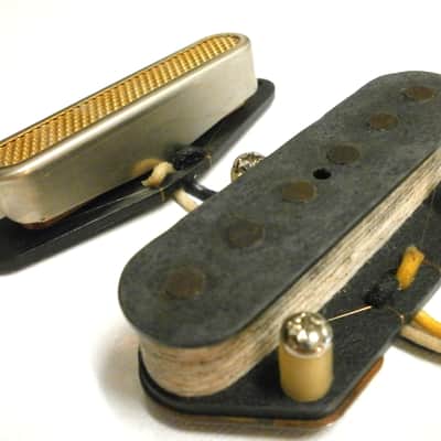 Telecaster Pickups SET Aged Relic FOIL Alnico V A5 Vintage Tele Bridge Neck Fits Fender Squire Q image 7