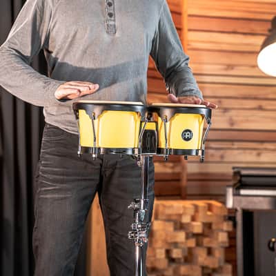 MEINL HB50IY Journey Series Bongo illuminating yellow image 7