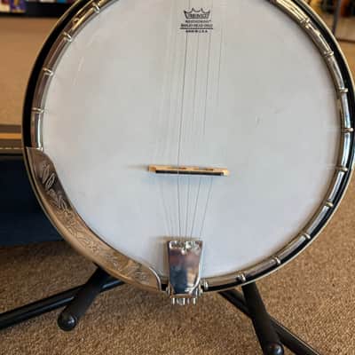 Crestwood 5 String Resonator Banjo 1970s - Mahogany image 3