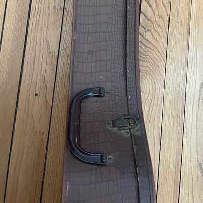 Gibson LG CF-100 Chipboard Case 1950’s - Crocodile image 4