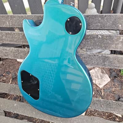 Gibson Les Paul Studio 2002 - Blue Teal Flip Flop image 21