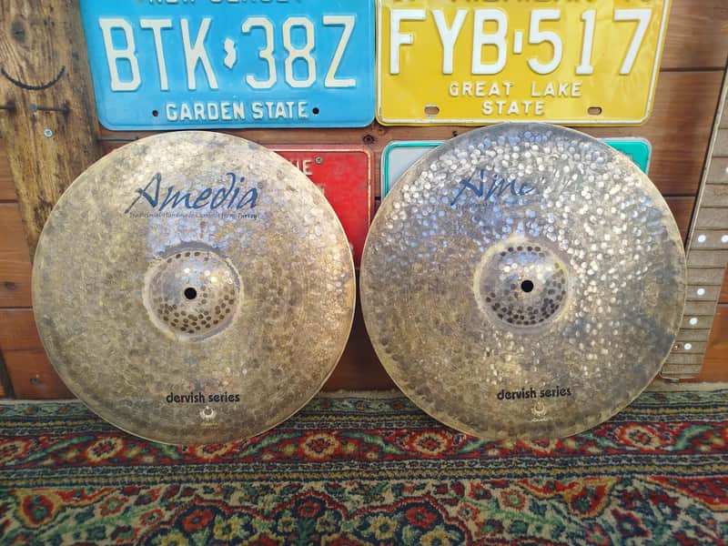 AMEDIA Dervish 14" hi hat. Nuovo. image 1