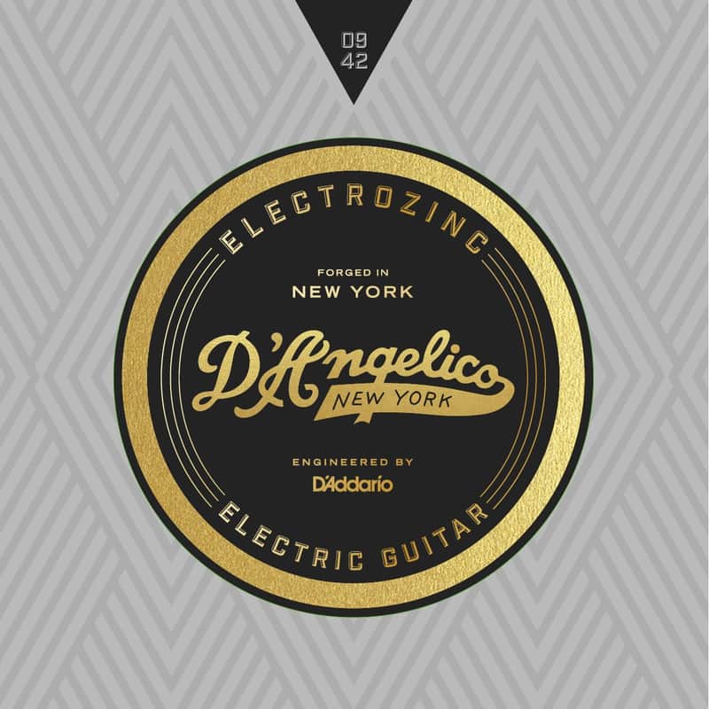 D'Angelico Electrozinc Strings - Rock 9-42 image 1