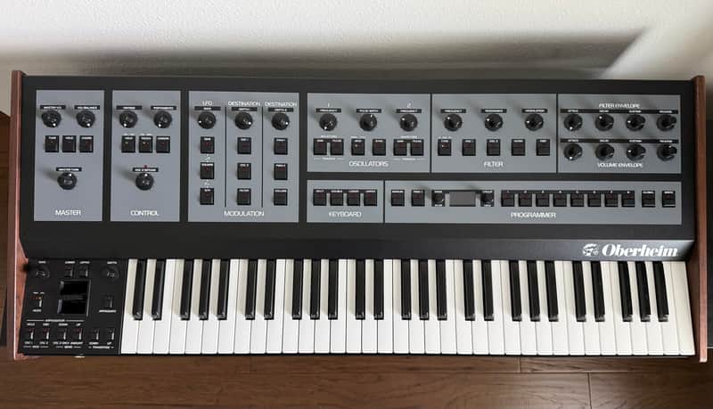 Oberheim OB-X8 61-Key 8-Voice Synthesizer 2022 - Present - Black with Wood Sides image 1