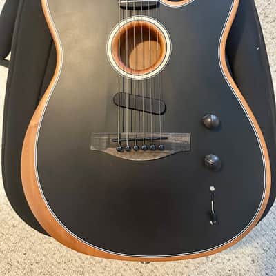 Fender American Acoustasonic Telecaster 2022 - Black image 3