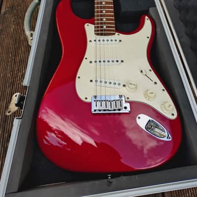 Fender American Standard Stratocaster 1995 USA – Candy Apple Red – TBX – Fresh Setup image 14