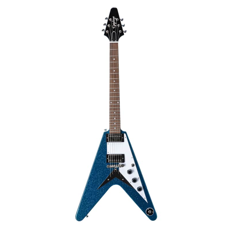 Epiphone Flying V Brunswick Blue Sparkle - Electric Guitar