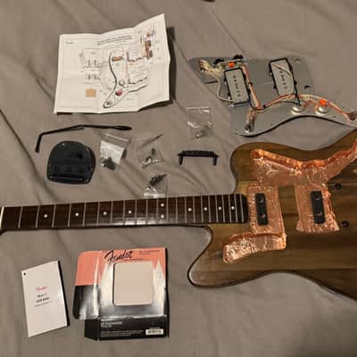 Partscaster Jazzmaster 2020s - natural with black hardware, Fender Pure Vintage ‘65 Pickups, premium wiring/pots/swtich/jack and Fender gig bag. image 1