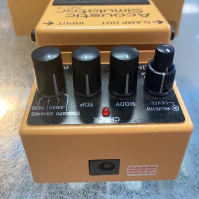 Boss AC-3 Acoustic Simulator (Dark Gray Label) 2006 - Present - Yellow image 3