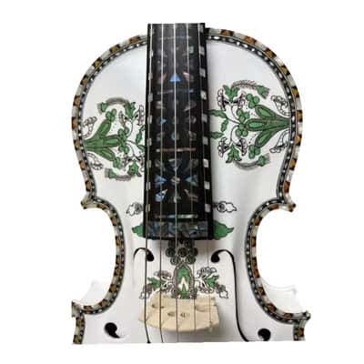 Deluxe fancy Norwegian fiddle 5strings violin 4/4 of professional concert image 4