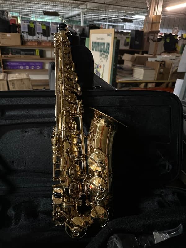 Eastman EAS850 Rue Saint-Georges Eb Alto Saxophone 2021 - Present - Gold Lacquer image 1