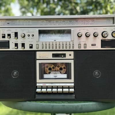 National RX-5700 Rare Vintage MINT Cassette Deck Boombox  Warranty Serviced image 11