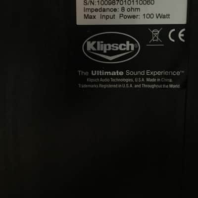 Klipsch VF35 Floorstanding Speaker Black image 1