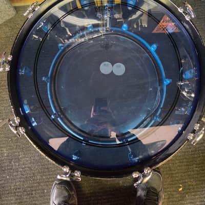 Ludwig VISTALITE 14x22 Kick Drum - Late 70s - blue image 3