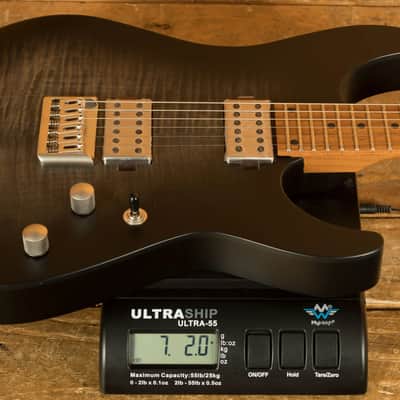 Schecter C-1 Standard Plus - Roasted Maple - Transparent Black Burst image 8