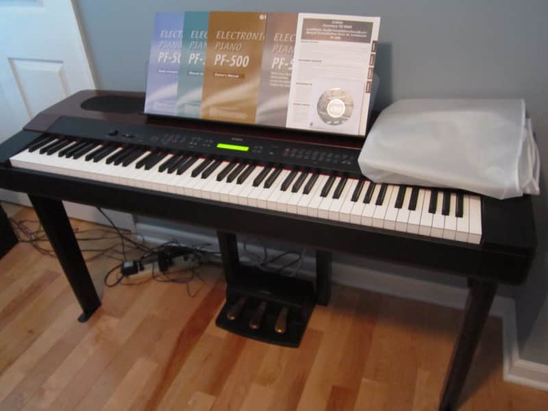 Yamaha PF-500 - Digital Professional Piano Keyboard - Full 88 Key - Stand - Manuals - Pedals image 1