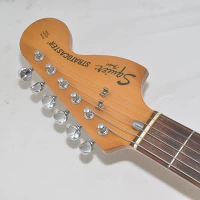 Fender Japan Squier ST72 Large Head Black Electric Guitar Ref No 7210 image 8