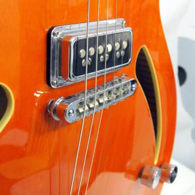 Used Gretsch G3140 Historic Synchromatic Thinline Orange VGC image 14