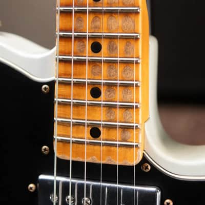 Fender Custom Shop 1970s Tele Custom Heavy Relic, Quartersawn Maple Fingerboard Electric Guitar - Super Faded Aged Sonic Blue with Hardshell Case image 10