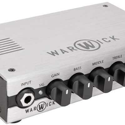 Warwick Gnome i 200-Watt Pocket Bass Amp Head with USB Interface 2020 - Present - Silver image 4