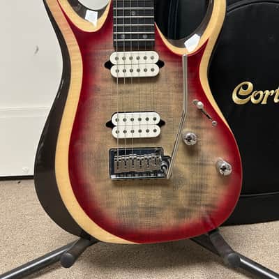 Cort X700 Duality II Electric Guitar - Lava Burst B-Stock image 2